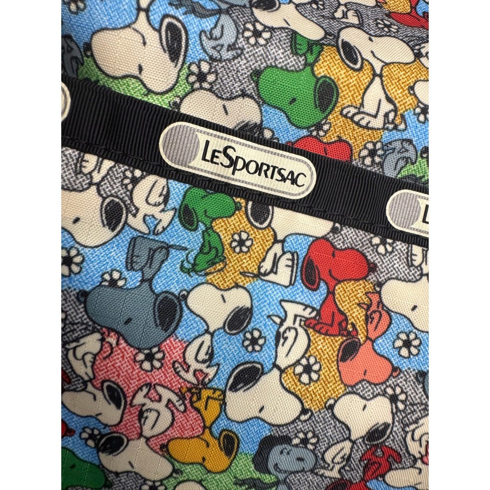 LeSportsac‎ Snoopy All Over Print Shoulder Bag Peanuts Rare
